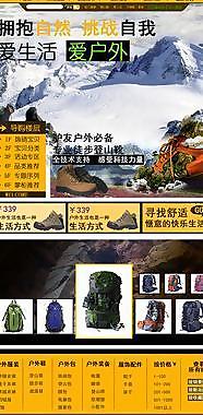 淘宝鞋包类网站模版图片