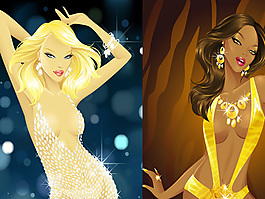 性感的美女素材