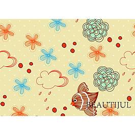 彩绘花朵笔记本