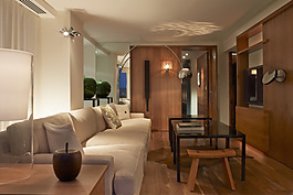 狭长客厅效果图