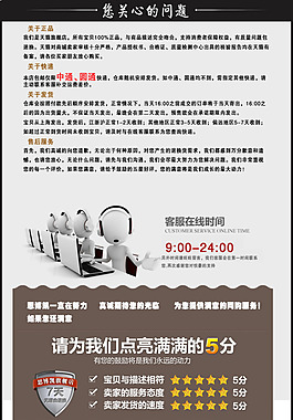 您关心的问题买家必读