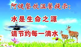 节约用水温馨提示图片
