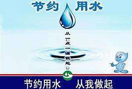 节水提示牌图片