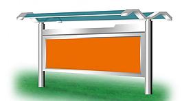 宣传栏效果图图片