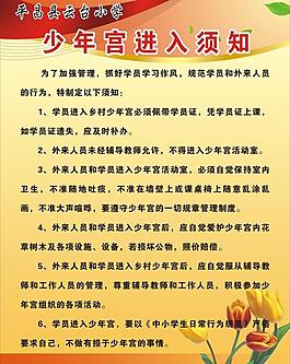 少年宫制度图片
