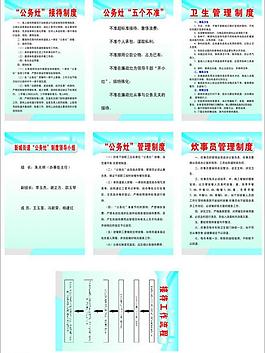 公务灶各种制度图片