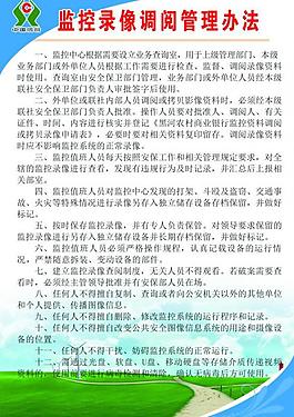 监控制度板图片