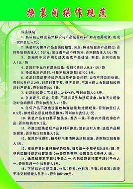 操作规范制度图片