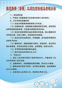 管理制度展板图片