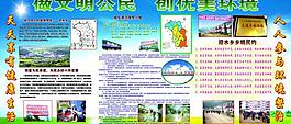 清洁城乡展板图片