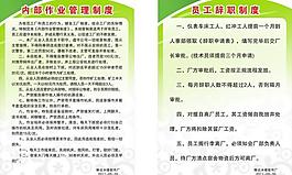 作业管理制度图片