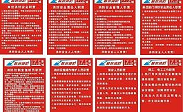 消防制度牌图片
