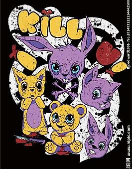 纹身图案t恤花纹图片