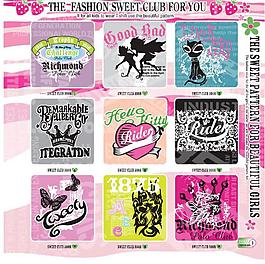 t恤印刷图 心形矢量图片