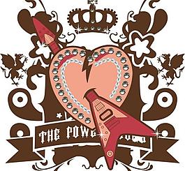 印花烫钻图案图片