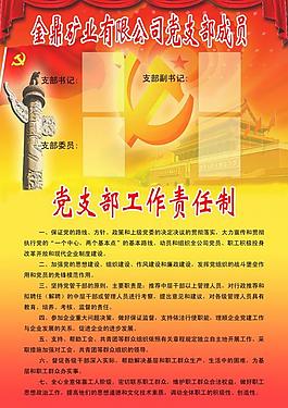 党支部工作责任制图片