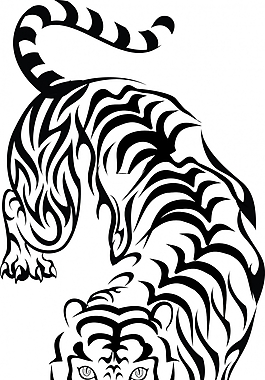 虎斑纹图片 虎斑纹素材 虎斑纹模板免费下载 六图网