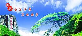 泰山五岳独尊广告设计图片