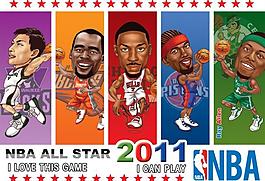 炫酷卡通nba图片