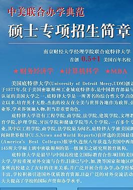 美国底特律招生易拉宝图片