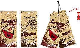 服装吊牌设计图片