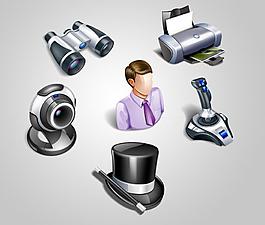 3d质感数码图标图片