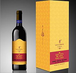 葡萄酒包装效果图图片