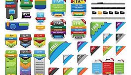 网页设计装饰元素矢量素材