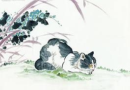 中国画--猫(51张)图片