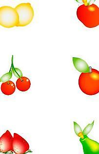 可爱卡通水果图标