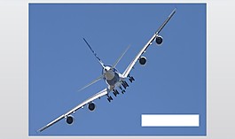 空客飞机交通行业PPT模板