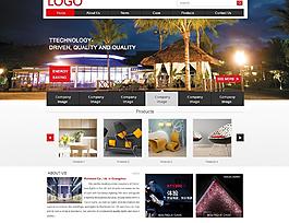 企业网站模板图片