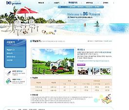韩国网站模版图片