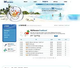 韩国网站模版图片