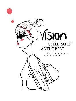 手绘卡通女孩美女女人图片