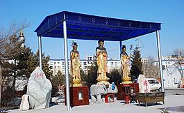 大乐林寺佛像雕塑图片