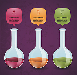 潮流彩色数字标签矢量素材
