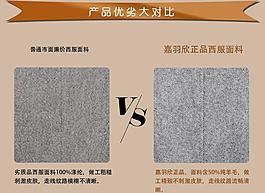 淘宝面料对比图片