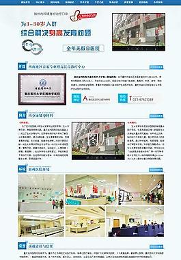 医疗行业医院简介模板图片