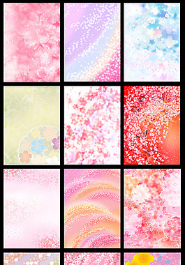 粉色花纹 背景图片