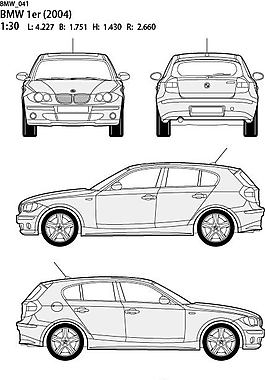 BMW 宝马汽车矢量图