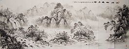 山水水墨风景