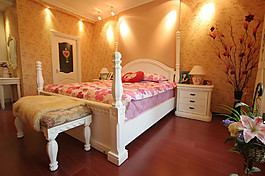 田园卧室效果图