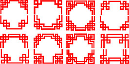 窗花边框 cdr