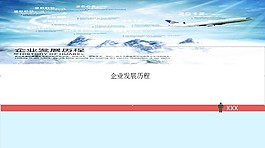 企业发展历程与未来规划PPT模板