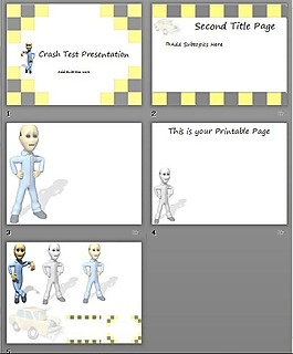 3D卡通PPT模板