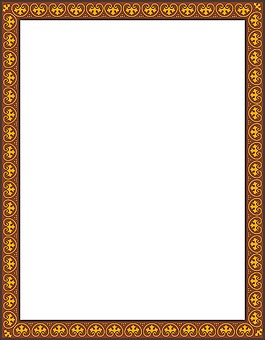 西亚风格边框