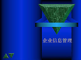 企业信息管理行业ppt模板