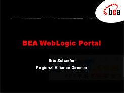 BEA WebLogic Portalppt模板
