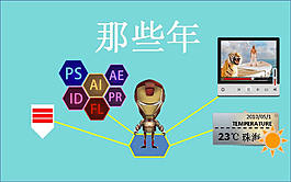 致最爱的师妹PPT模板